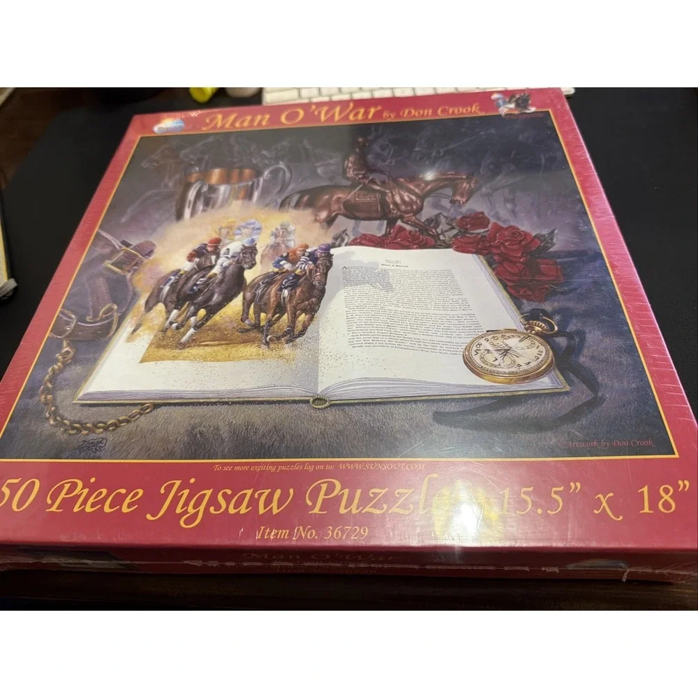 Suns Out Man O'War By Don Crook 550 Piece Puzzle